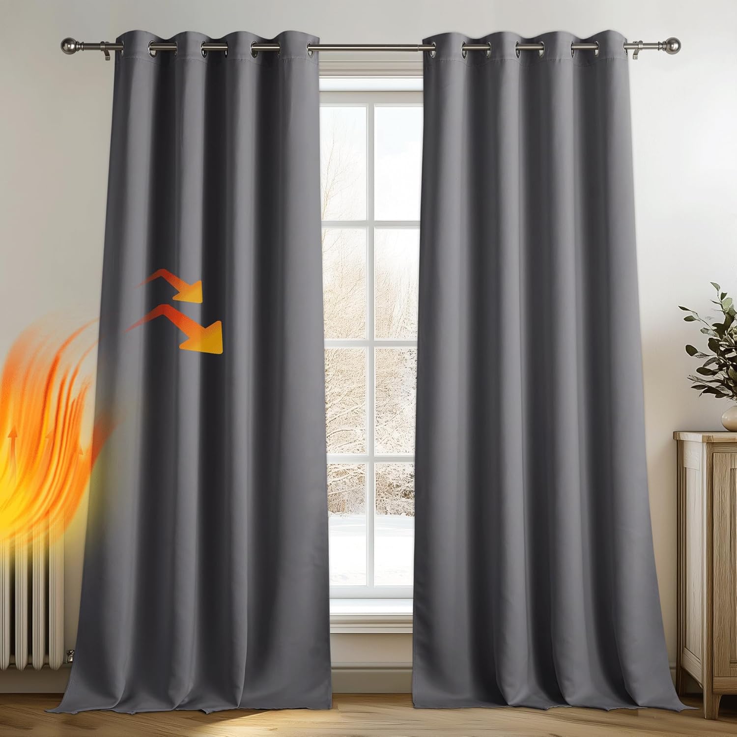 Cortinas Termicas Modernas 2Pzs Cortinas Termicas Modernas 2Pzs